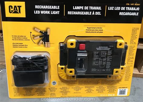 Cat Rechargeable Led Work Light Costco Weekender