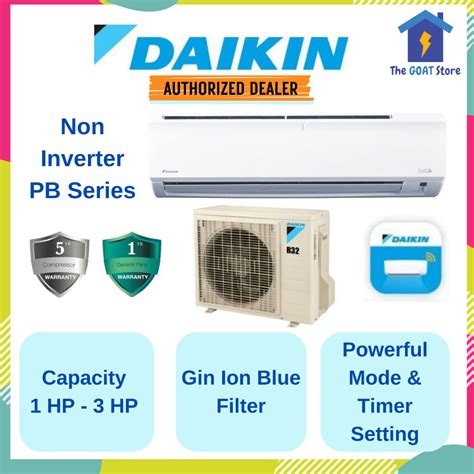 Daikin Wall Mounted Air Conditioner Non Inverter R Hp Hp Hp