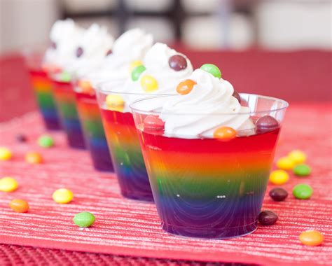 Taste The Rainbow Cups Recipe Recipe Rainbow Jello Taste The