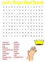 Do you like learning about new things in english? Lord's Prayer Word Search Puzzles