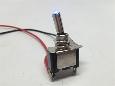 How to wire on off switch. MARINE BOAT AUTOMOTIVE CAR 12V 20A BLUE DOT LED TOGGLE SWITCH SPST ON/OFF Marine and RV Lighting ...