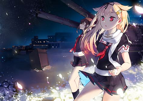 Anime Kantai Collection Hd Wallpaper By 五月子