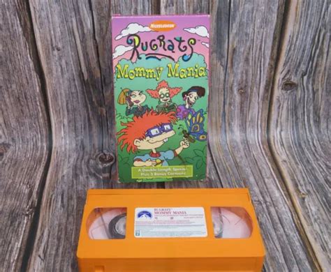 RUGRATS MOMMY MANIA Nickelodeon Orange VHS Original PicClick 7200 The