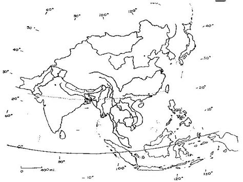 Blank Asia Map Physical Features School Pinterest Asia Map And Asia