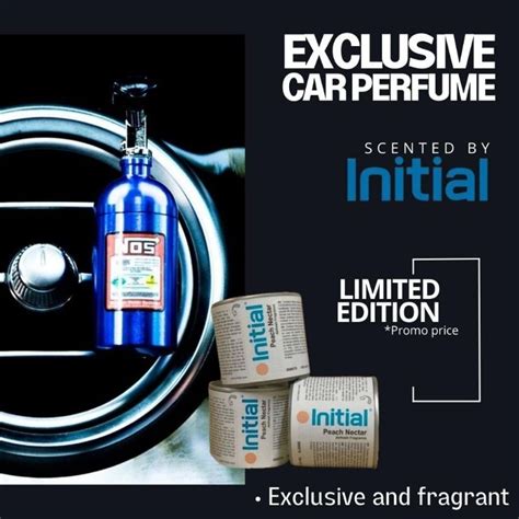 Initial Limited Edition Nos Car Perfume Car Air Freshener Perfume