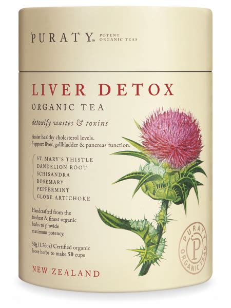 Tea For Liver Detox Support Flush And Cleansing New Zealand Puraty