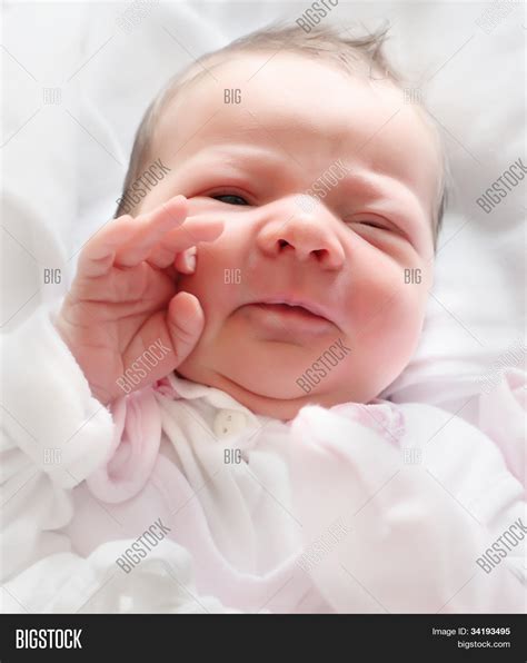 Funny Portrait Newborn Image And Photo Free Trial Bigstock