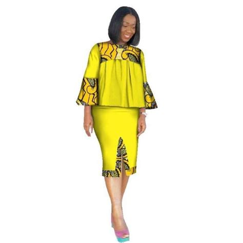 Ankara Top With Long Skirt Afrinspiration African Print Dresses Latest African Fashion
