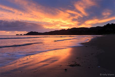 Pohara Beach Sunrise Sunrise At Pohara Beach Golden Bay Kelstar