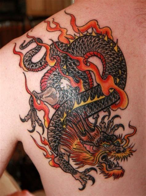 Awesome Dragon Tattoo Designs Cuded Dragon Tattoo Shoulder