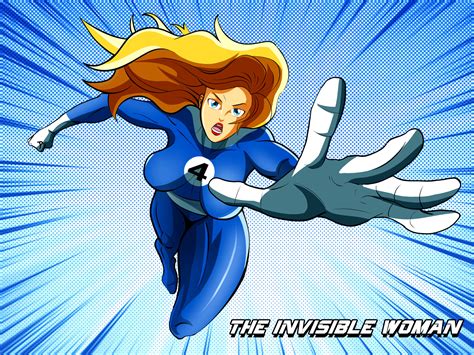 Artstation The Invisible Woman Marvel Commission