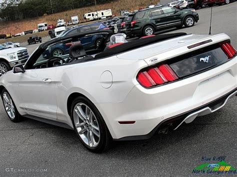 2017 White Platinum Ford Mustang Ecoboost Premium Convertible