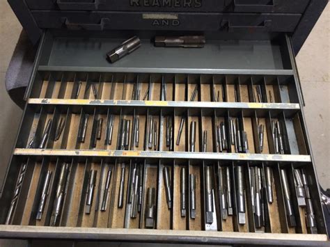 Info on drill bit storage cabinet. Cleveland Drill Cabinet