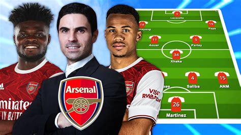 Arsenal Predicted Lineup 202021 Transfers And Tactics Youtube