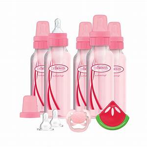 Buy Dr Brown S Natural Flow Anti Colic Baby Bottle Gift Set Pink