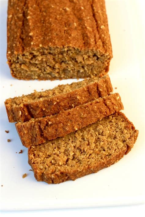 Take a bite of this eggless apple cake that was loaded with cubed apple. Healthy Flourless Fresh Apple Bread | Flourless baking ...