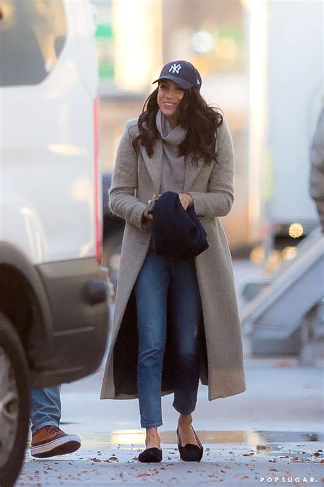 So it seems right to post some photos the next couple of days from the early days. Meghan Markle on the Set of Suits Pictures November 2016 | POPSUGAR Celebrity Photo 3