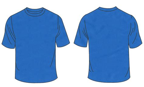 Navy Blue Shirt Template