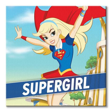 Dc Super Hero Girls Supergirl In Flight Obraz Na Płótnie Filmowe