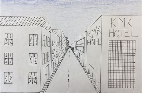 How To Draw 1 Point Perspective Buildings