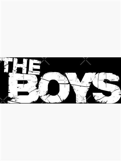 The Boys Logo White Poster For Sale By Jcba Redbubble