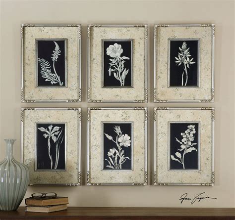 Six Piece Floral Printed Framed Wall Art Set Mathis Brothers Furniture