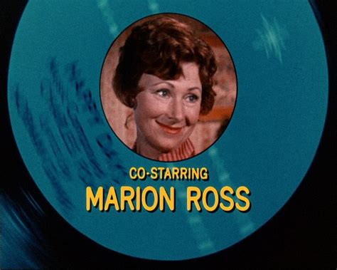 The Logo For Marion Ross S Co Starring Television Show Co Starring