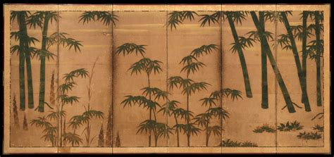 Attributed To Tosa Mitsunobu Bamboo In The Four Seasons Japan