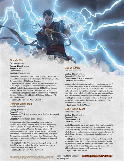 Storm Spells Conquer Your Enemies With The Power Of Thunder And Lightning Unearthedar