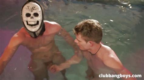 Swimming Wigs Masks And Hot Gay Sex HD From Club Bang Babes