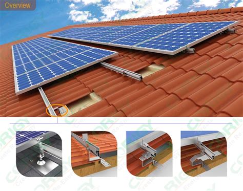 In both cases, the photovoltaic panel are installed on roof top to get maximum possible sunlight and generate maximum electricity from the. Corigy Energy | Tile Roof Solar Mounting System | Solar ...