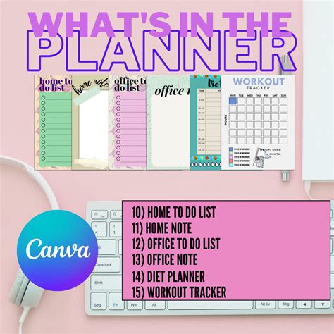 Canva 2023 Planner Templates Printable And Editable On Canva Etsy Finland