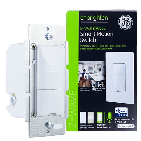 Ge Enbrighten Z Wave Plus Smart Motion Onoff Light Switch Z Wave Hub