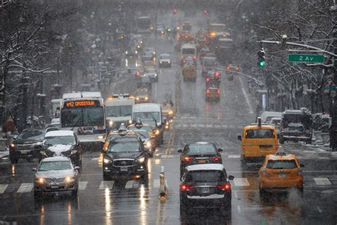 Nyc Weather Snow Could Kick Off Stretch Of Wet Days New York City