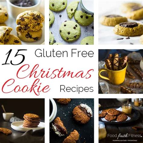 Christmas baking & dessert recipes. 15 Gluten Free Christmas Cookies | Food Faith Fitness
