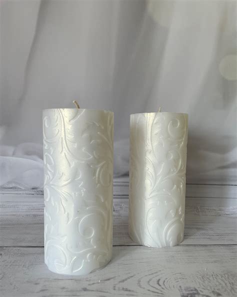 Decorative Pillar Candles-3x6 inch Unscented for Home | Etsy