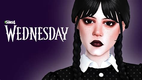 Criei A Wednesday Addams Wandinha No The Sims 4 Dowload 🖤 Create