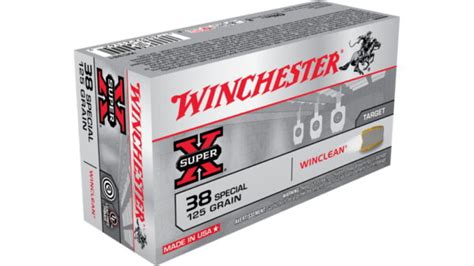 Winchester Super X Handgun 38 Special 125 Grain Winclean Enclosed Base Centerfire Pistol