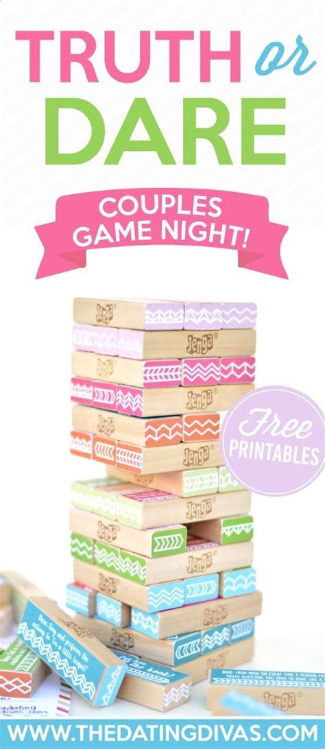Truth Or Dare Couples Date Night Idea With Free Printables The Dating Divas Really Hit It Out