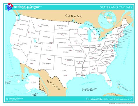 Landkarte Usa Staaten Karten Und Stadtpläne Der Welt