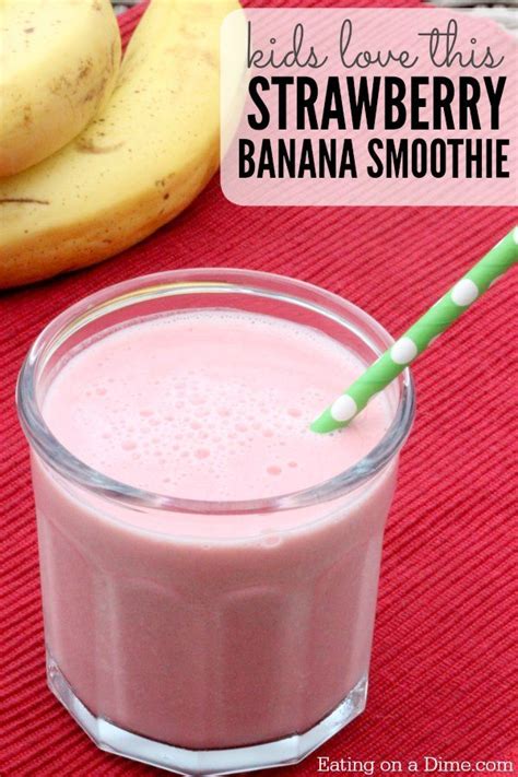 If you love banana milkshakes, this smoothie—packed with flaxseeds and yogurt—is its healthy bff. Yogurt Strawberry Banana Smoothie Recipe - Eating on a Dime