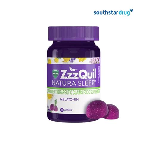 Buy Vicks Zzzquil Melatonin Gummies 48s Online Southstar Drug