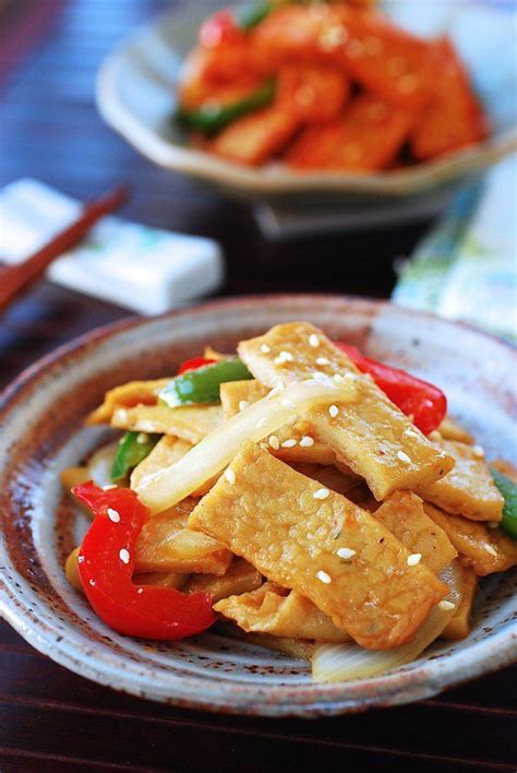 Eomuk Bokkeum Stir Fried Fish Cake Recipe Korean Side Dishes