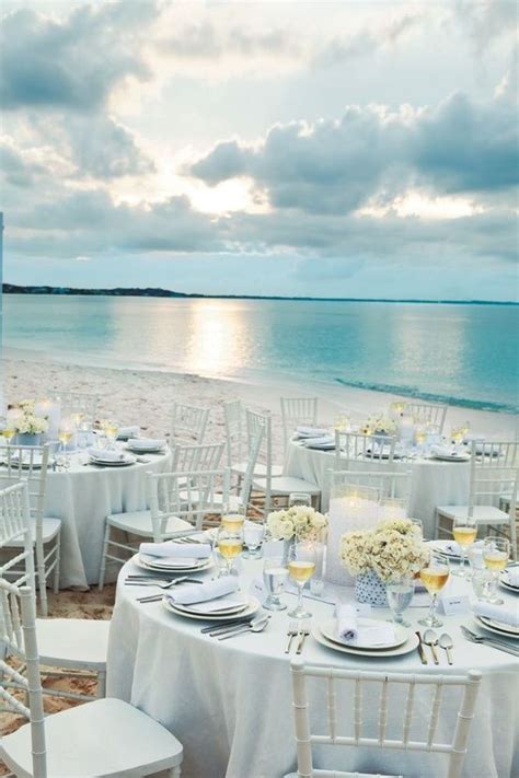We want you to have a gorgeous, meaningful, and colorful wedding that is accented by beach wedding reception decor that matches your style and personality. 33 Breathtaking Beach Waterfront Wedding Reception Ideas ...