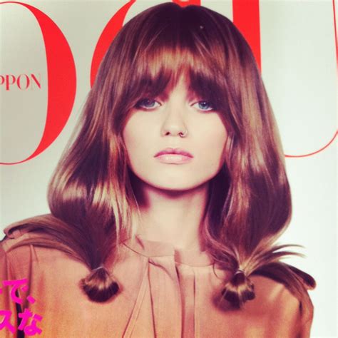 Abbey Lee Kershaw On The Cover Of Vogue Nippon Beauty Hair