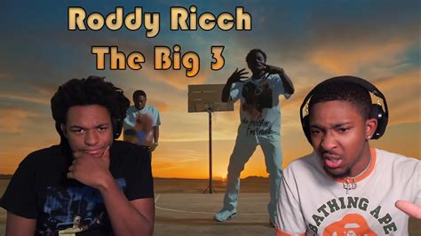 Roddy Ricch The Big 3 Reaction Tootsies No Mop Real Talk Youtube