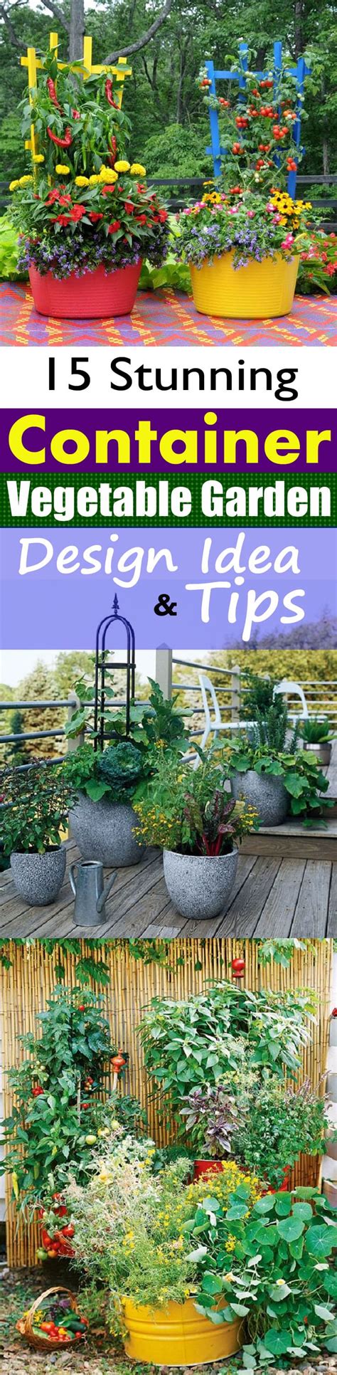 15 Stunning Container Vegetable Garden Design Ideas And Tips