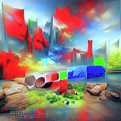 Surreal Fantasy City Skyline Digital Art By Matthew Jack Fine Art America