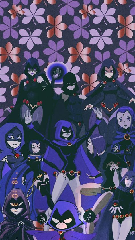 raven teen titans phone wallpaper