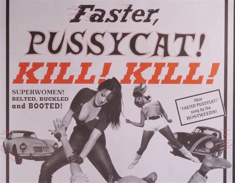 Faster Pussycat Kill Killoriginal Vintage Poster Of Russ Etsy In 2021 Vintage Posters Movie